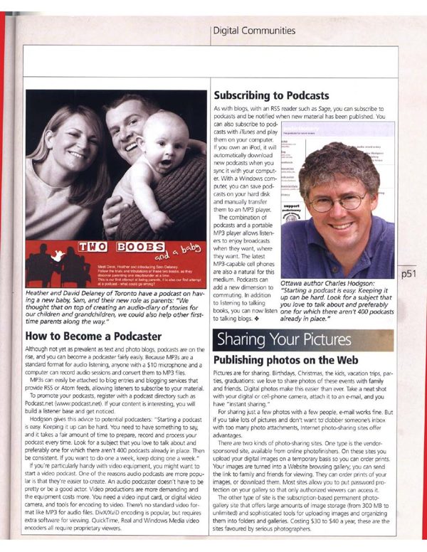Here’s How! magazine clipping